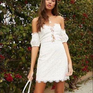 Floral Embroidered Mini Dress